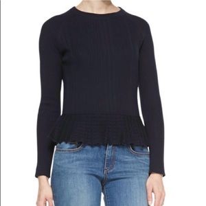 Tory Burch navy sienna sweater